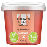 Sainsbury's Tomato &amp;amp; Basil Sauce 350g (Serves 2)