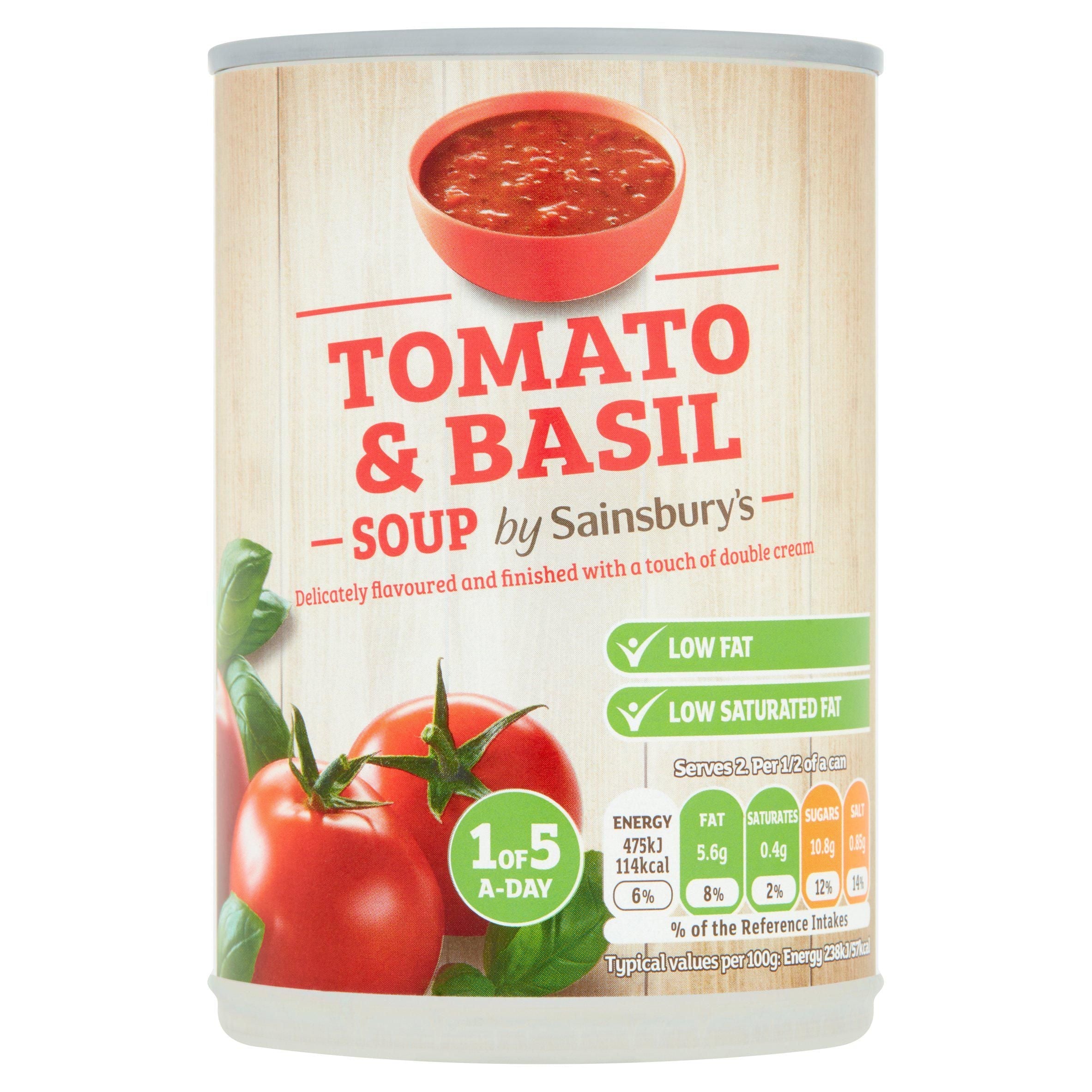 Sainsbury's Tomato &amp;amp; Basil Soup 400g
