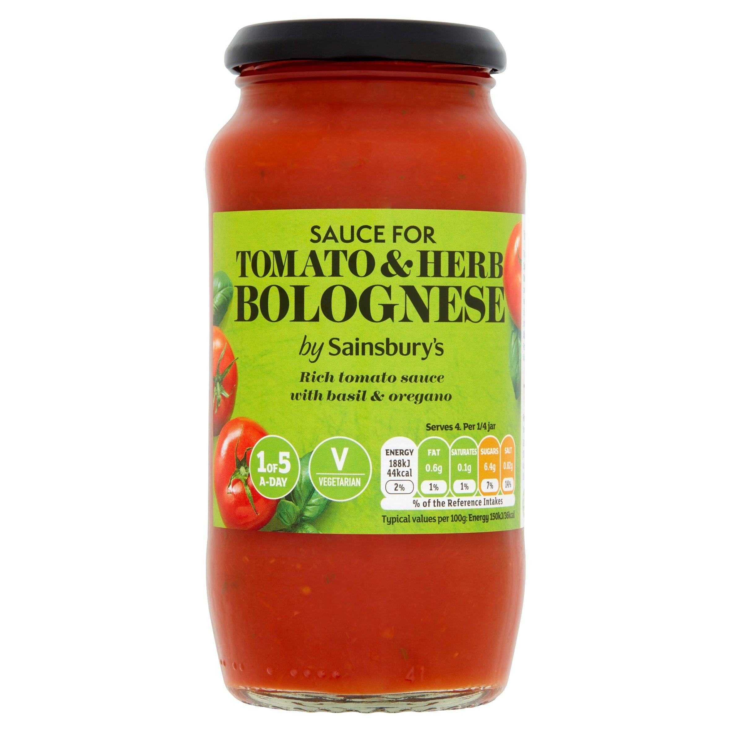 Sainsbury's Tomato &amp;amp; Herb Bolognese Pasta Sauce 500g