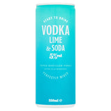 Sainsbury's Vodka Lime &amp;amp; Soda 250ml