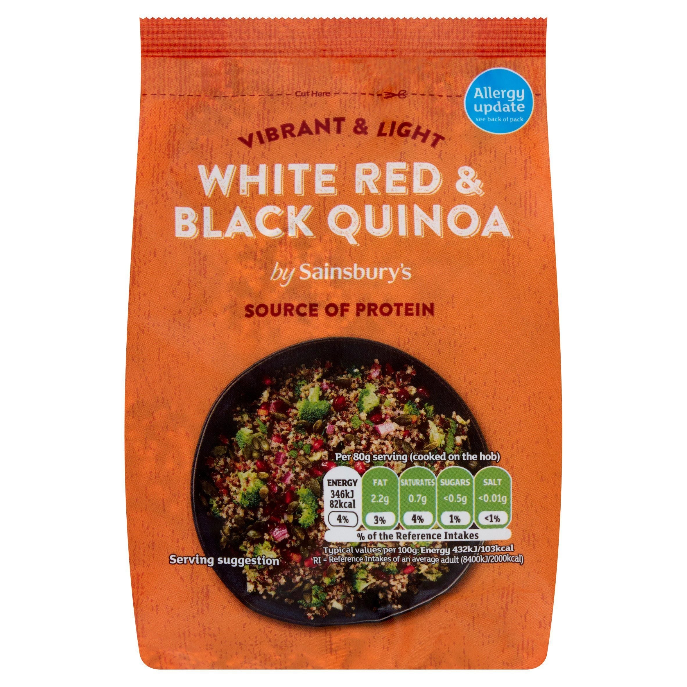 Sainsbury's White Red &amp;amp; Black Quinoa 300g