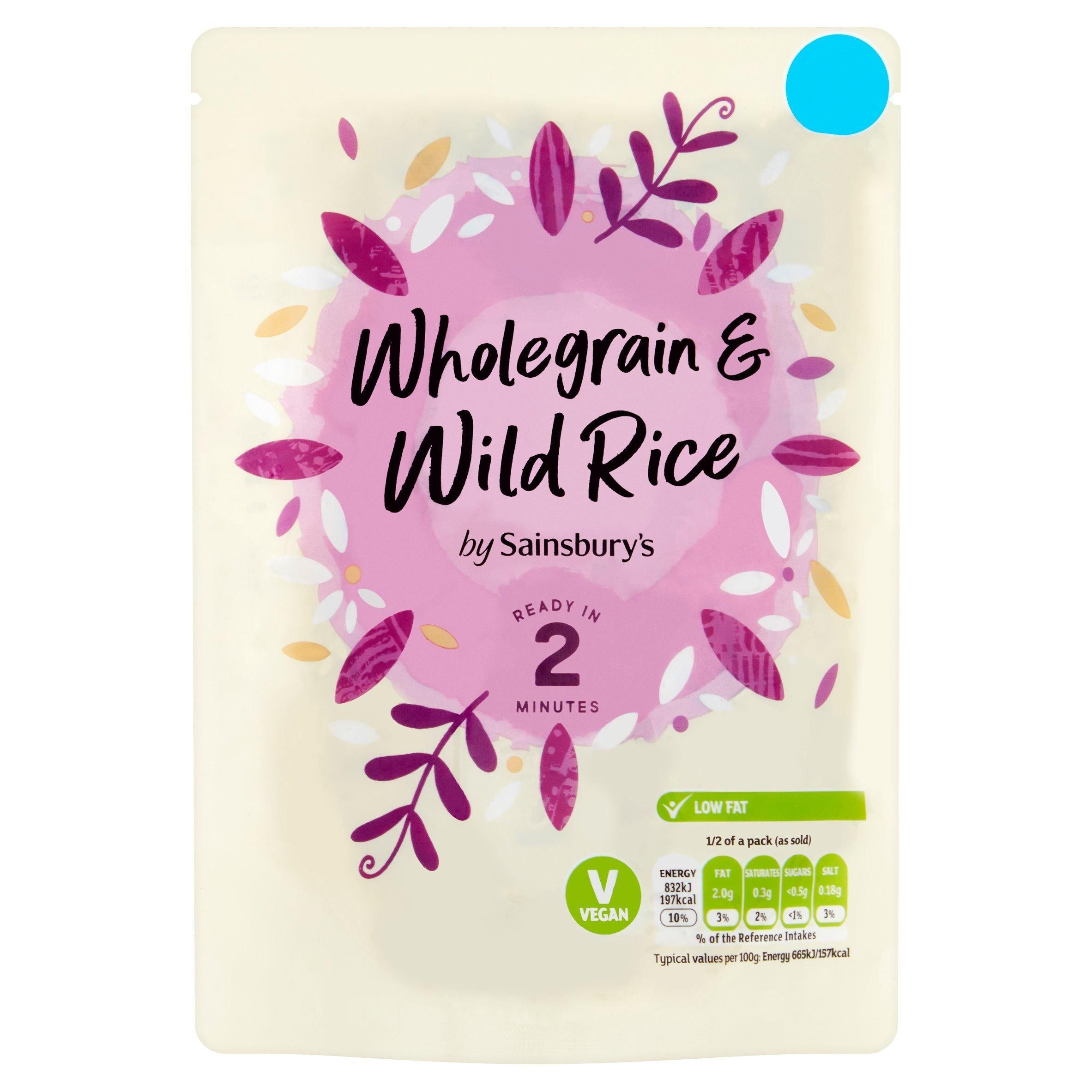 Sainsbury's Wholegrain &amp;amp; Wild Rice 250g