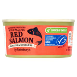 Sainsbury's Wild Pacific Red Salmon, Skinless &amp;amp; Boneless 170g