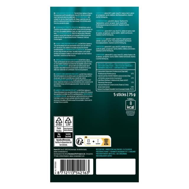 Salmon &amp;amp; Tuna Delisticks   5 x 15g