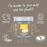 Salt of the Earth Amber &amp;amp; Sandalwood Natural Deodorant Balm   60g