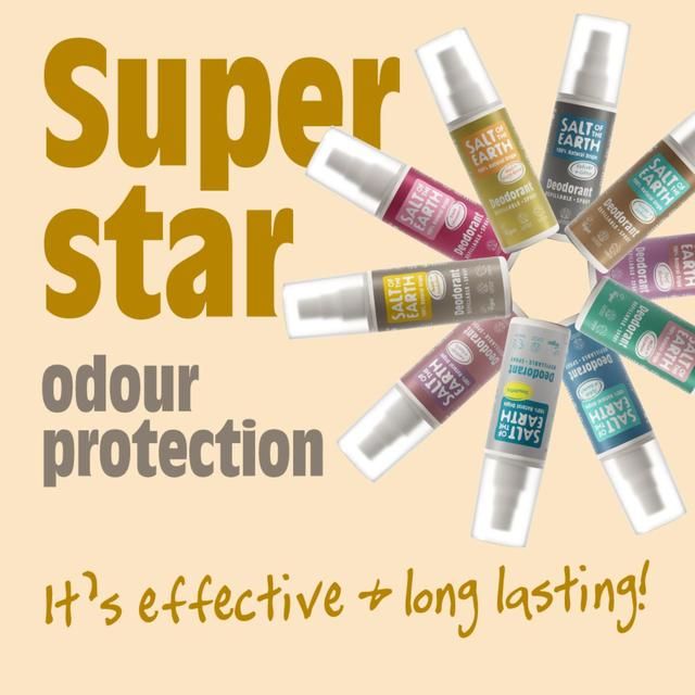 Salt of the Earth Amber &amp;amp; Sandalwood Natural Deodorant Spray 100ml   100ml