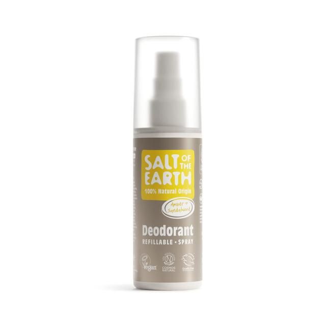 Salt of the Earth Amber &amp;amp; Sandalwood Natural Deodorant Spray 100ml   100ml