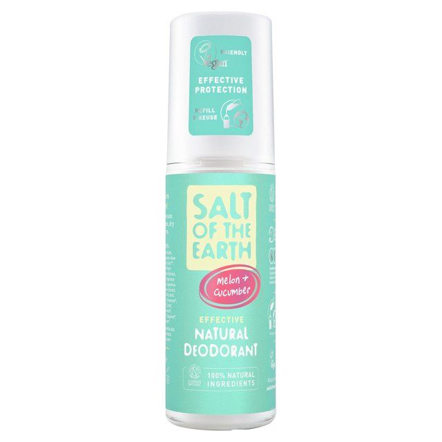 Salt of the Earth Melon &amp;amp; Cucumber Natural Deodorant Spray   100ml