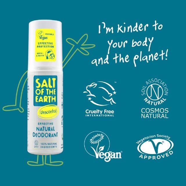 Salt of the Earth Spray Natural Deodorant   100ml