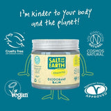 Salt of the Earth Unscented Natural Deodorant Balm   60g