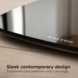 Salter 9221 BK3R Eco Rechargeable Bath Scale