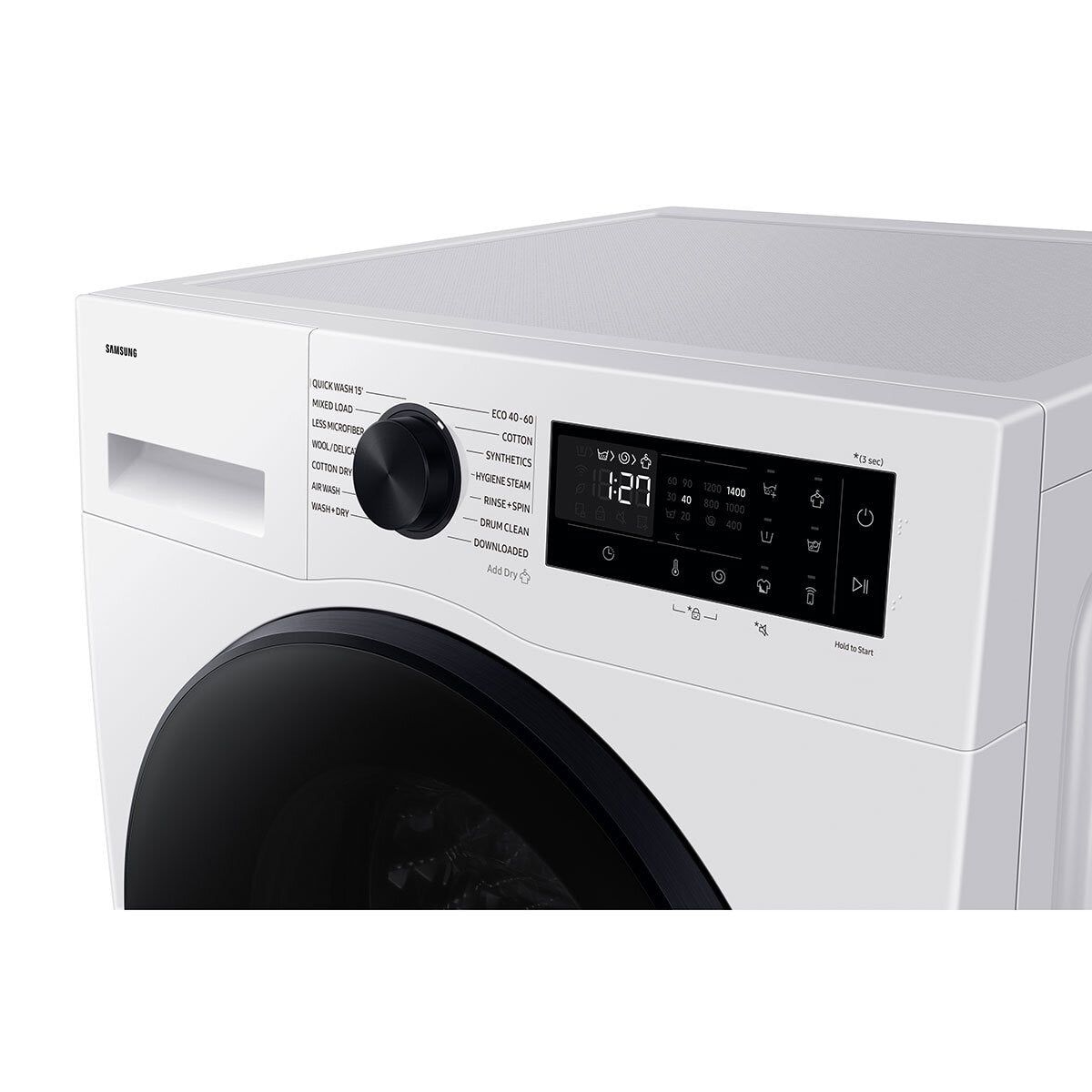 Samsung WD11DG5B15BEEU 11/6kg Washer Dryer, D Rated in White