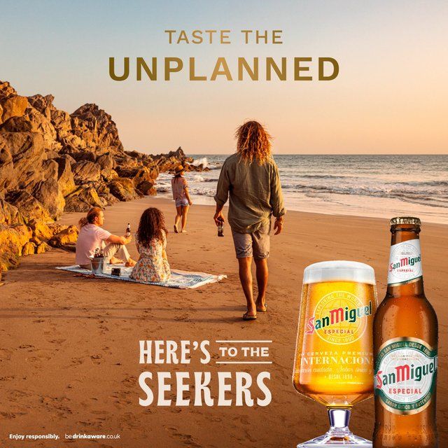 San Miguel Premium Lager Beer Bottle   660ml