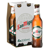 San Miguel Premium Lager Beer Bottles   4 x 330ml