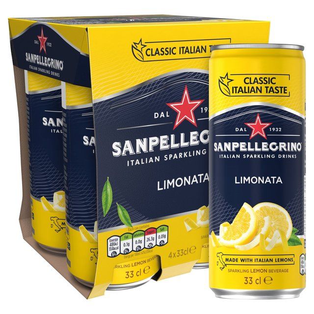 San Pellegrino Classic Taste Lemon   4 x 330ml