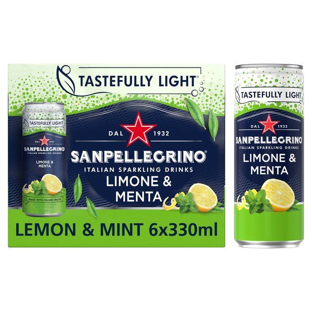 San Pellegrino Lemon &amp;amp; Mint   6 x 330ml