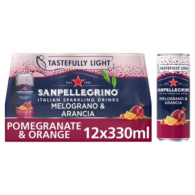 San Pellegrino Pomegranate &amp;amp; Orange   12 x 330ml
