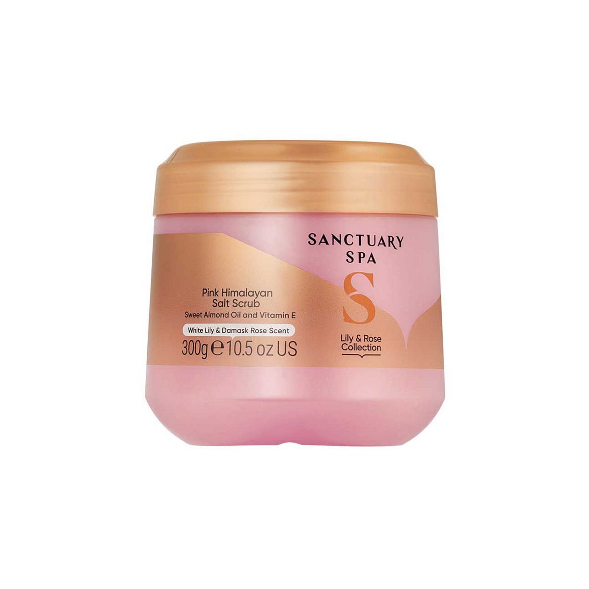 Sanctuary Spa Lily &amp;amp; Rose Collection Pink Himalayan Salt Scrub 300g