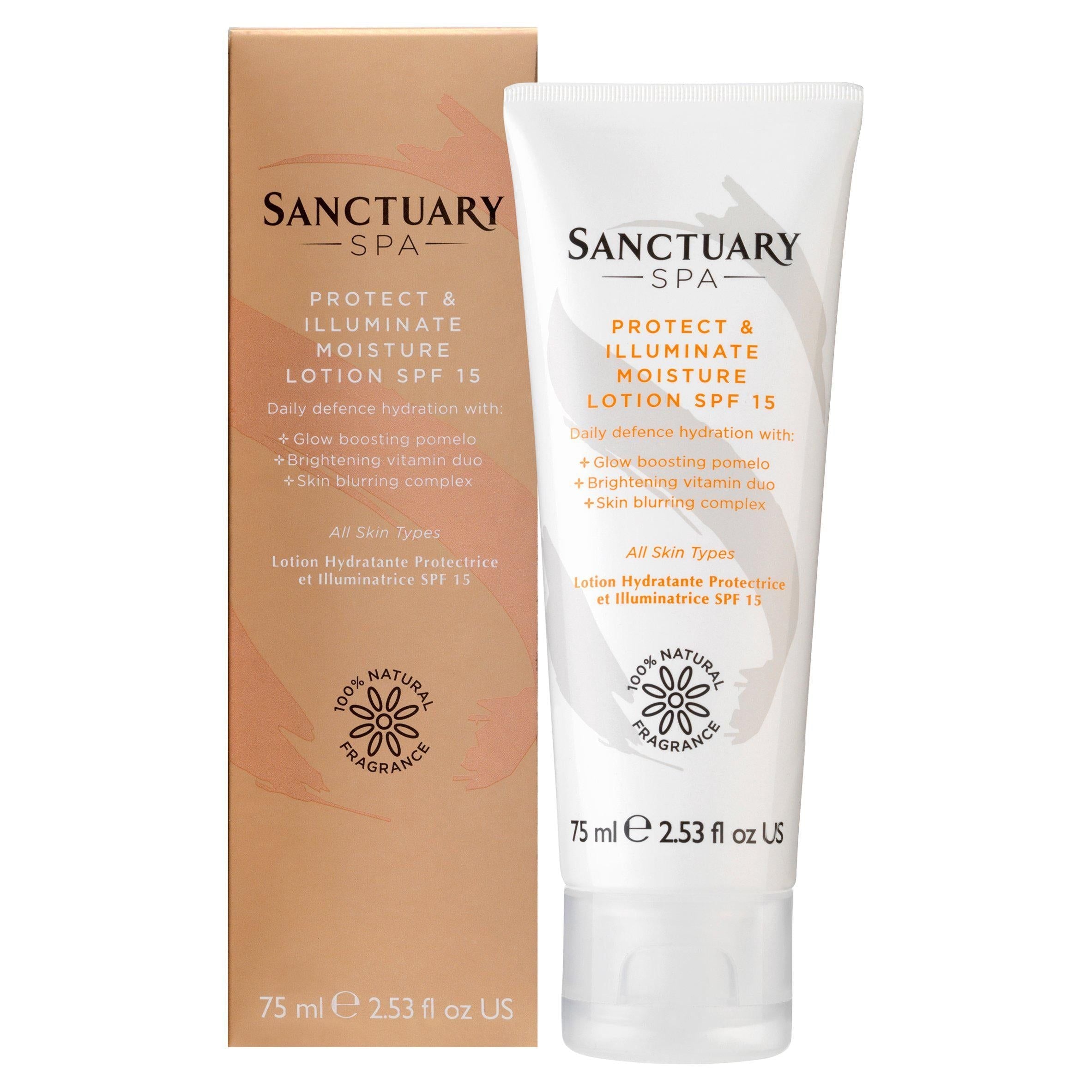 Sanctuary Spa Protect &amp;amp; Illuminate Moisture Lotion SPF 15 75ml