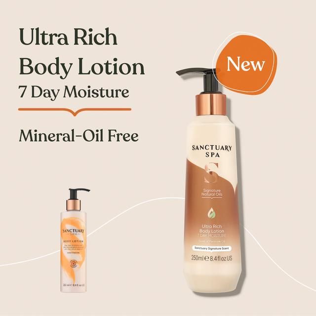 Sanctuary Spa Signature Natural Oils Ultra Rich Body Lotion   250ml