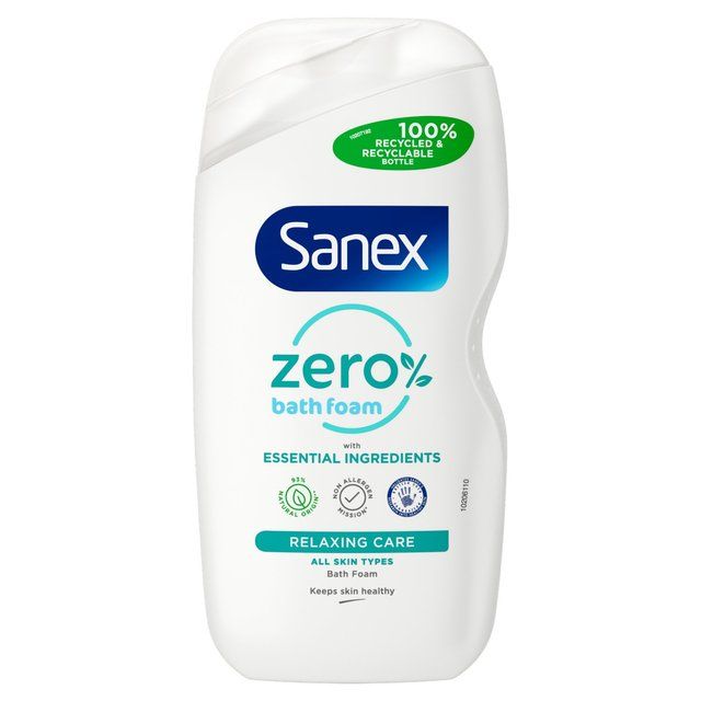 Sanex Zero % Normal Skin Bubble Bath Cream   450ml
