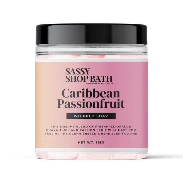 Sassy Shop Wax  Caribbean Passionfruit Whipped Soap 115g
