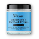Sassy Shop Wax  Sandalwood &amp;amp; Patchouli Whipped Soap 115g