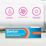 Savlon Burns &amp;amp; Scalds 0.25% w/w Cream   30g