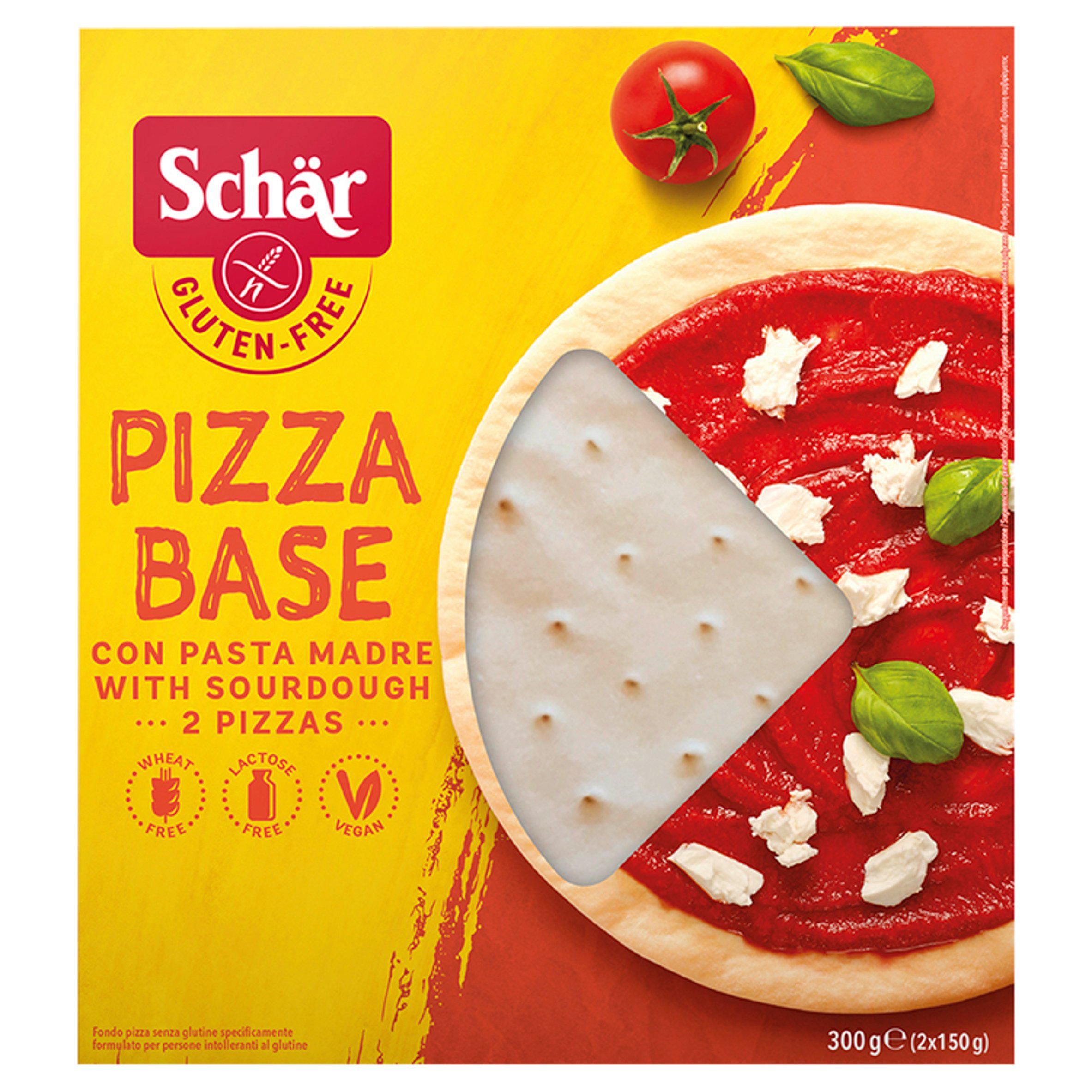 Sch&amp;auml;r Gluten Free Pizza Base with Sourdough 2x150g