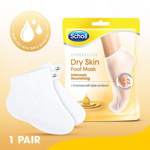 Scholl Expert Care Dry Skin Triple Oil Hydrating Foot Mask