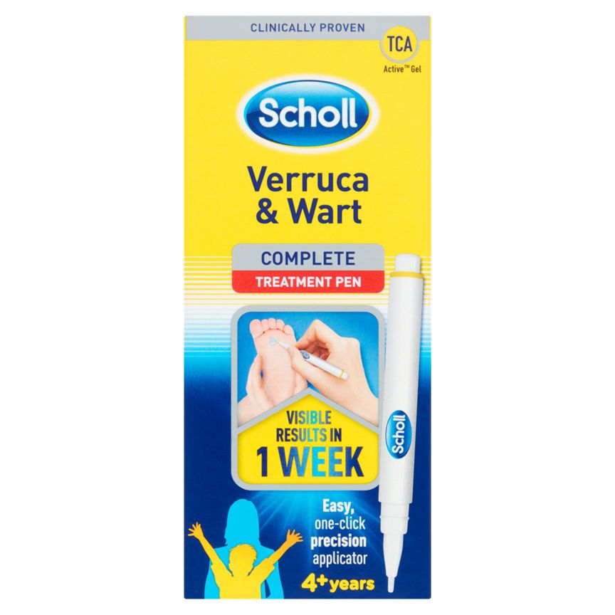 Scholl Verruca &amp;amp; Wart Complete Treatment Pen 4+ Years