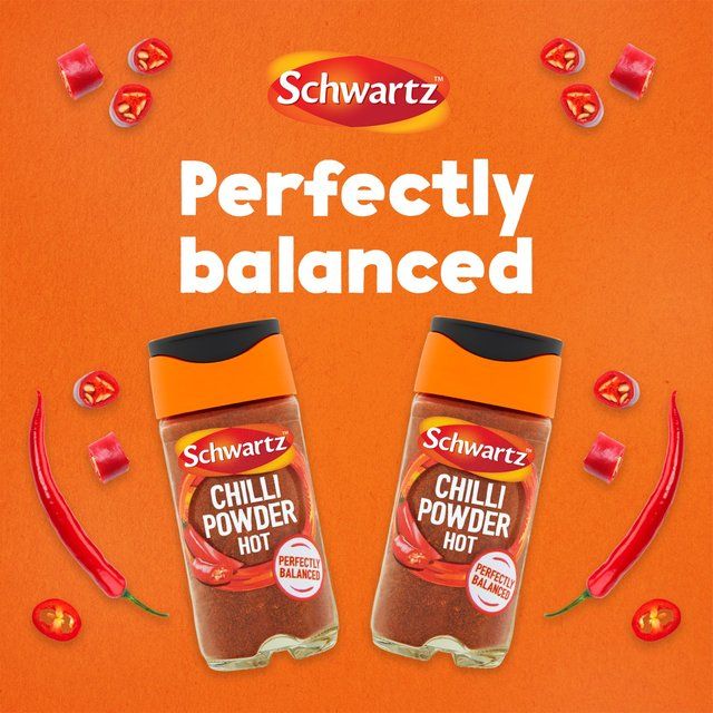 Schwartz Hot Chilli Powder Jar   38g