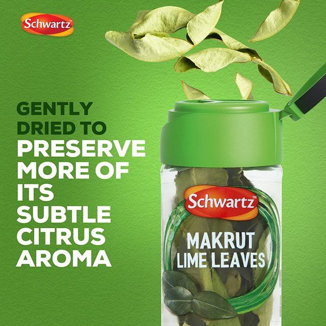 Schwartz Makrut Lime Leaves Jar   1g