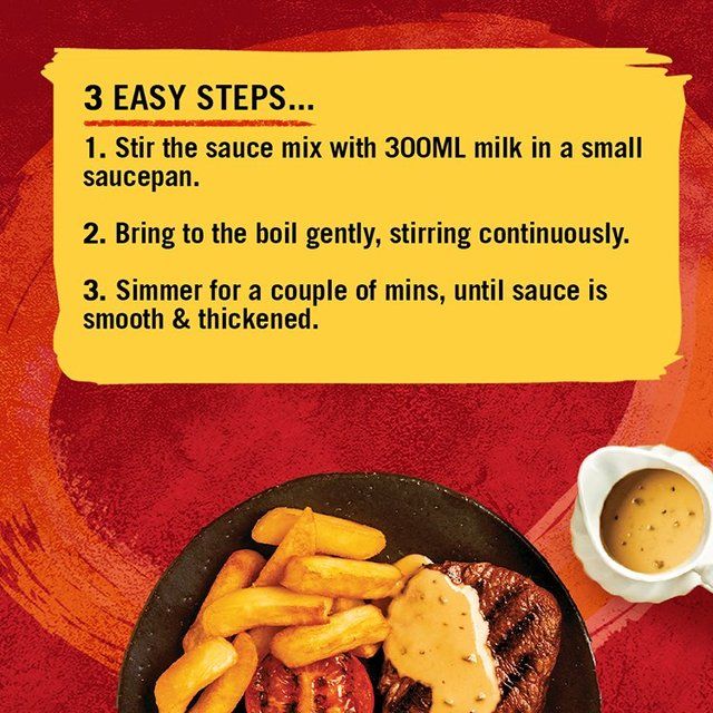 Schwartz Mild Peppercorn Sauce Mix   25g