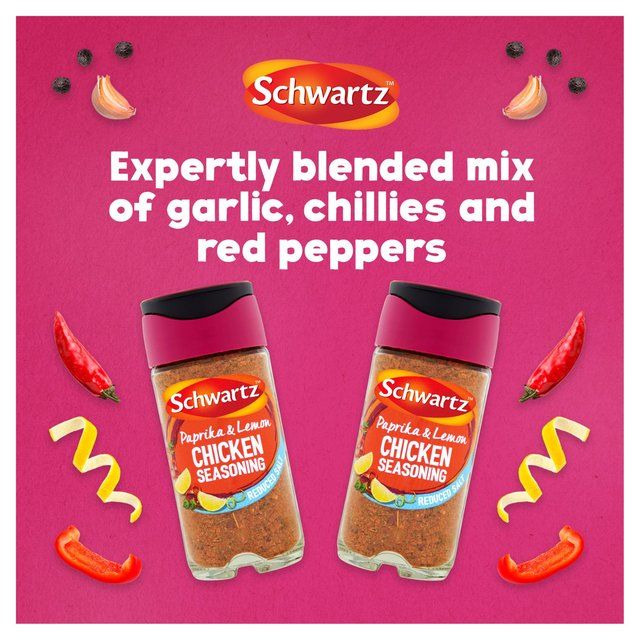 Schwartz Paprika &amp;amp; Lemon Chicken Seasoning No Added Salt Jar   43g