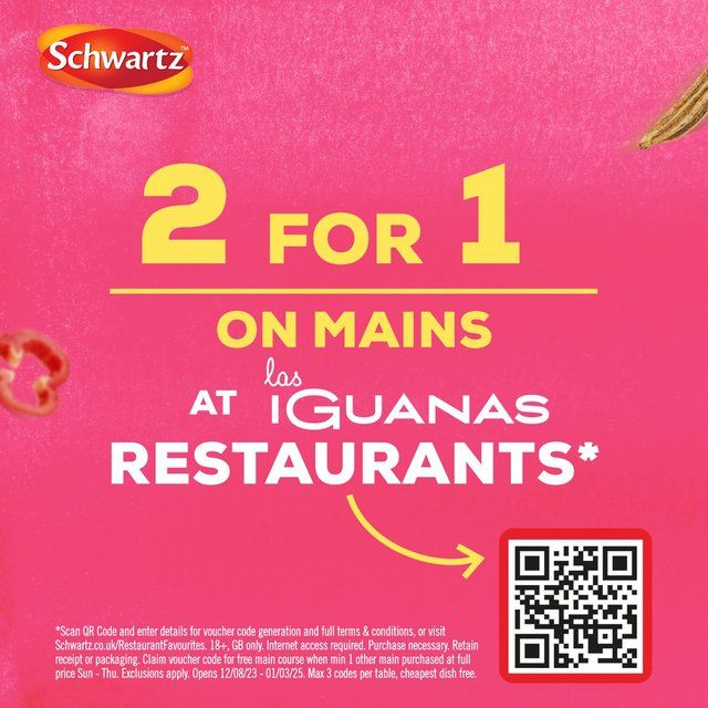 Schwartz x Las Iguanas Grande Nachos Smoky Chipotle 25g   25g