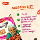 Schwartz x Nadiya Kicking Chicken Kebabs Recipe Mix   25g