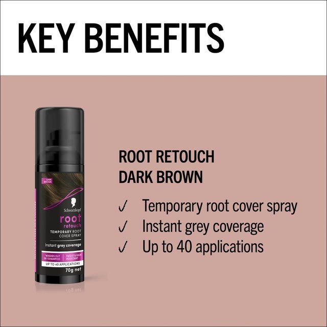 Schwarzkopf Dark Brown Root Retoucher   120ml
