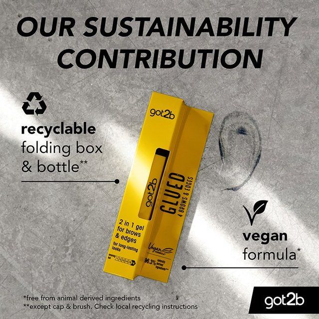 Schwarzkopf got2b Glued 4 Brows &amp;amp; Edges 2 in 1 Hair Gel   16ml