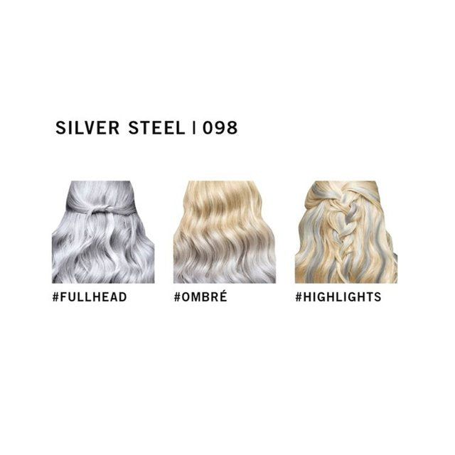 Schwarzkopf Live Steel Silver 98 Ultra Brights Semi-Perm Hair Dye