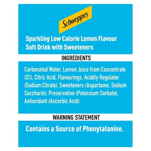 Schweppes Slimline Lemonade   2L
