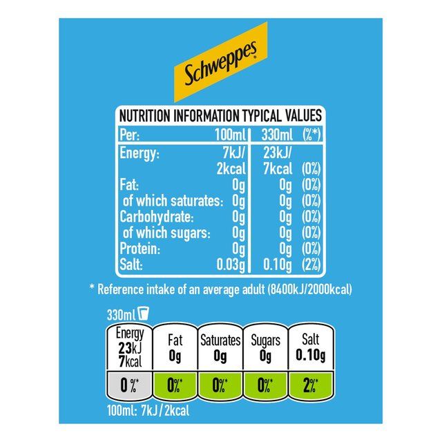 Schweppes Slimline Lemonade   6 x 330ml