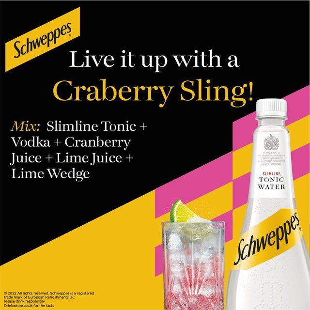 Schweppes Slimline Tonic Water   1L