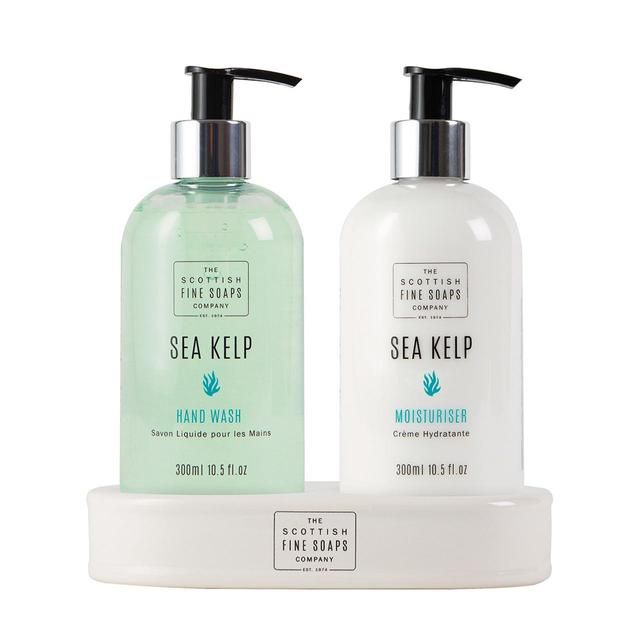 Scottish Fine Soaps Sea Kelp Hand Care Set - Pump Bottles   2 x 300ml