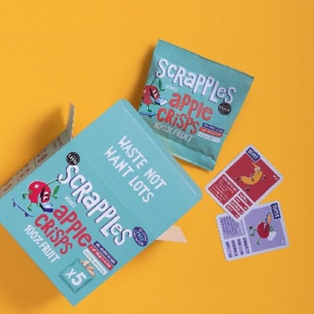 Scrapples Kids Apple Crisps Multi-Box   5 x 12g