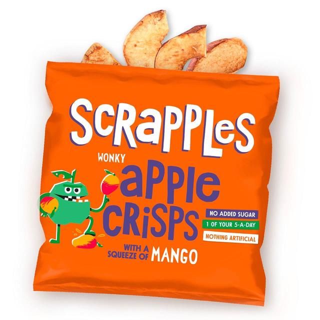 Scrapples Kids Apple &amp;amp; Mango Crisps Multi-Box   5 x 12g