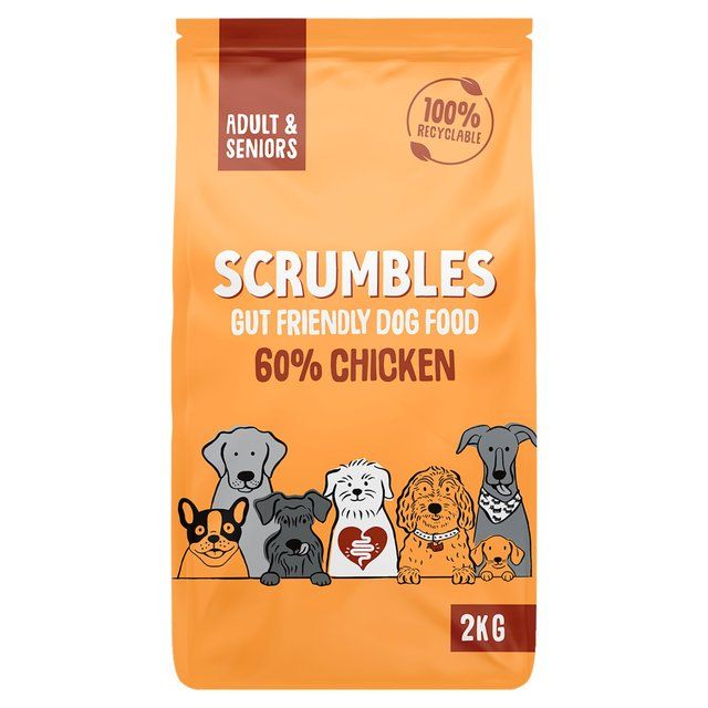 Scrumbles Natural Gluten-Free Dry Dog Food - Fresh Chicken Adult &amp;amp; Senior   2kg