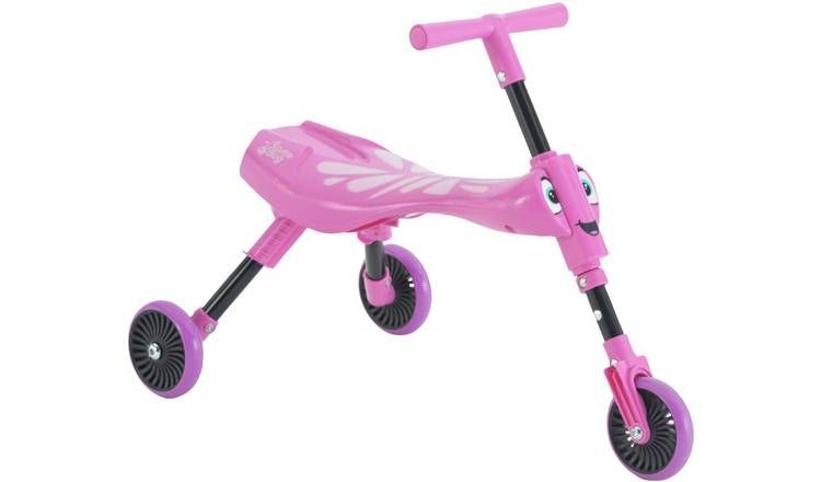 Scuttlebug Butterfly Ride On &amp;ndash; Pink and Purple