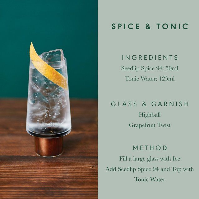 Seedlip Spice 94 Non-Alcoholic Spirit   70cl