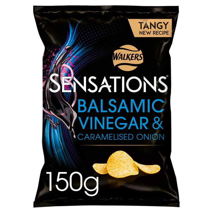 Sensations Balsamic Vinegar &amp;amp; Caramelised Onion Sharing Crisps 150g
